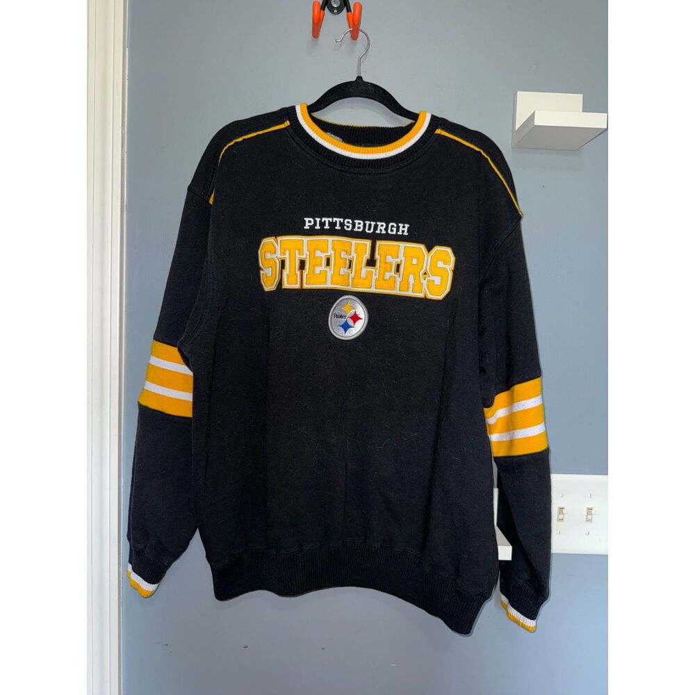 Vintage Lee Sport Pittsburgh Steelers Crewneck Sweatshirt | Size Large | Retro